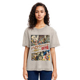 Tokyosol Vintage Japanese Yokai Halloween Washed T-Shirt