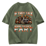 Tokyosol If They Talk Behind Your Back Meme Washed T-Shirt