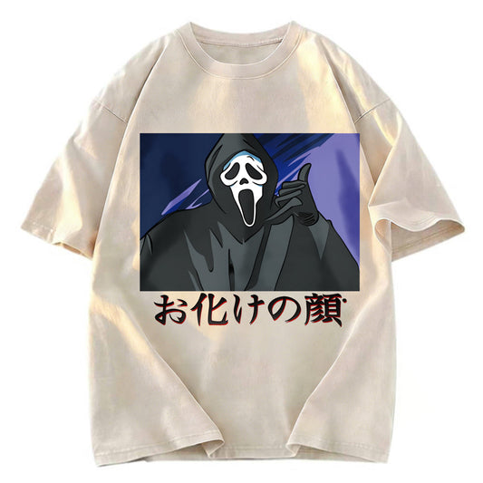 Tokyosol Ghost Face Japanese Washed T-Shirt