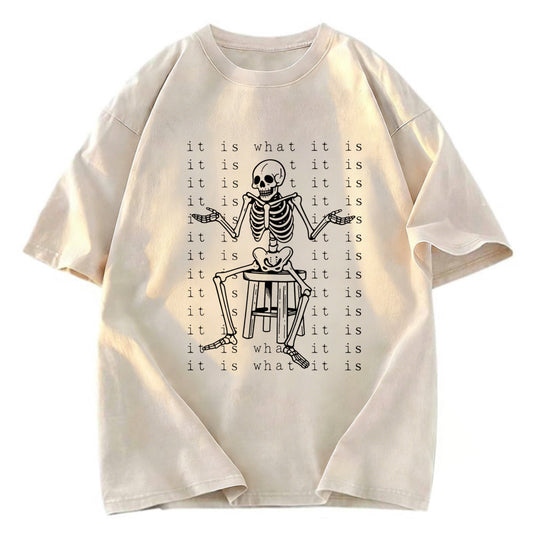 Tokyosol Helpless Skeleton Washed T-Shirt