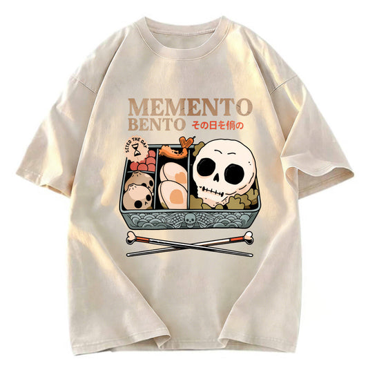 Tokyosol Memento Bento Skull Washed T-Shirt