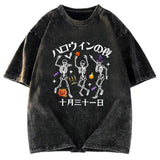 Tokyosol Happy Halloween Japanese Washed T-Shirt