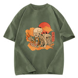 Tokyosol Yokai Ramen and Cats Washed T-Shirt
