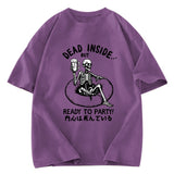 Tokyosol Dead Inside But Ready To Party Washed T-Shirt