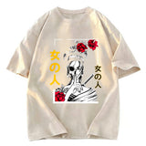 Tokyosol Japanese Samurai Geisha Skull Classic T-Shirt