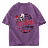 Tokyosol If I Had Feelings Valentine Washed T-Shirt