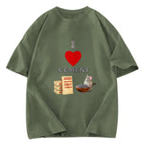 Tokyosol I LOVE CEMENT Washed T-Shirt