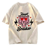 Tokyosol Heart Breaker Valentine Washed T-shirt