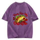 Tokyosol Tacos Are My Valentine Washed T-shirt