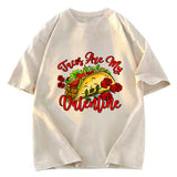 Tokyosol Tacos Are My Valentine Washed T-shirt