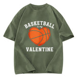 Tokyosol Basketball Is My Valentine Washed T-shirt
