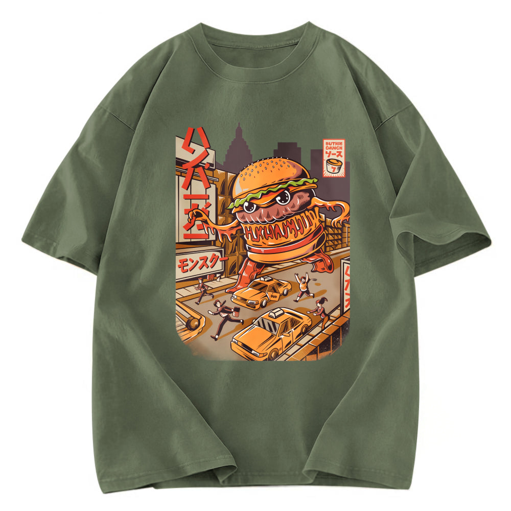 Tokyosol The Great Burger Kaiju Japanese Washed T Shirt