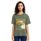 Tokyosol Evil By Choice Funny Japanese Pigeon Washed T Shirt
