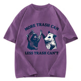 Tokyosol More Trash Can Less Trash Can T Washed T Shirt