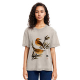 Tokyosol Sparrows Among Bamboo Washed T Shirt