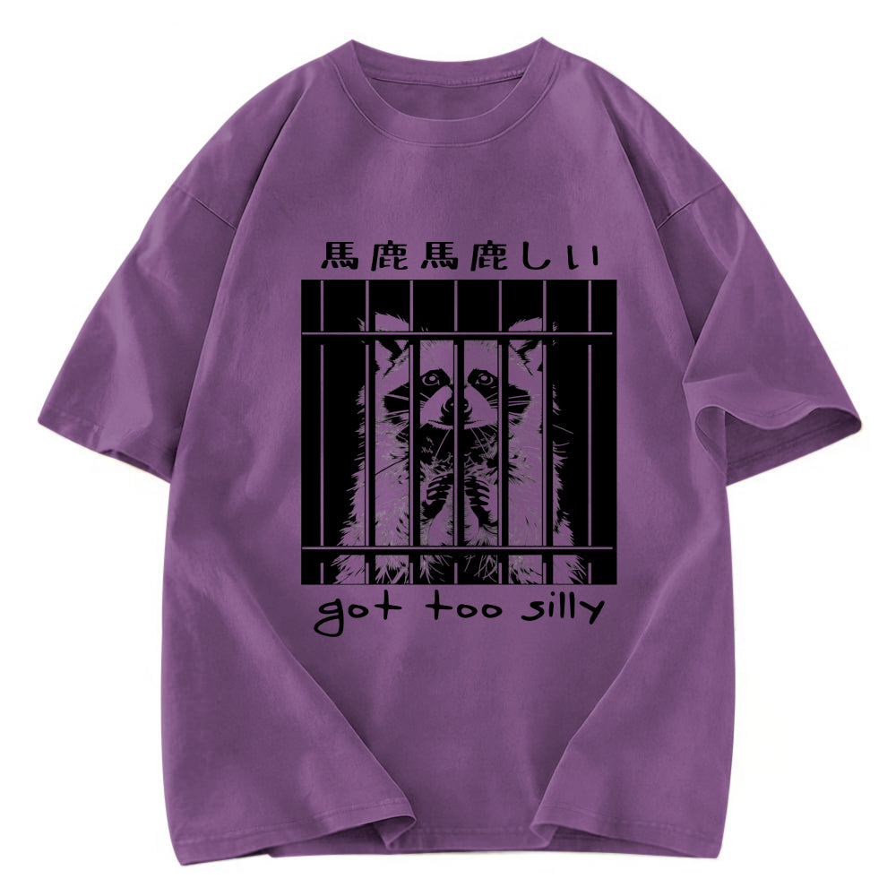 Tokyosol Raccoon Got Too Silly Classic T Shirt