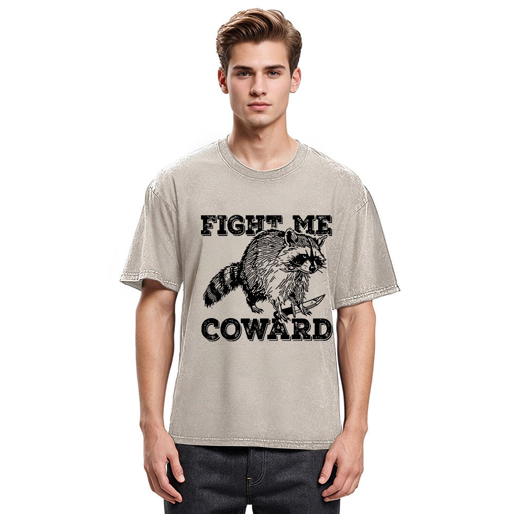 Tokyosol Raccoon With A Knife Washed T Shirt