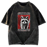Tokyosol Raccoon Vintage Japanese Washed T Shirt