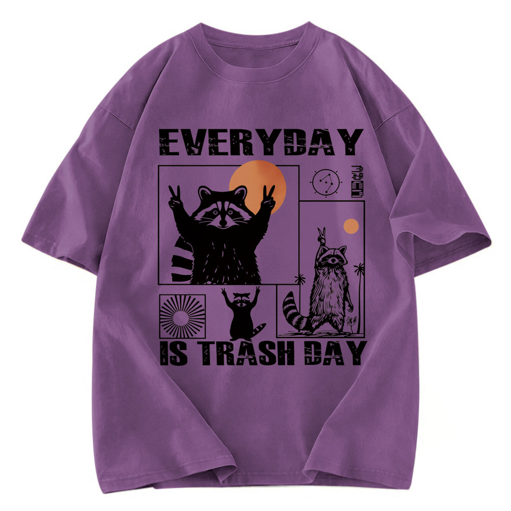 Tokyosol Everyday Is Trash Day Washed T Shirt