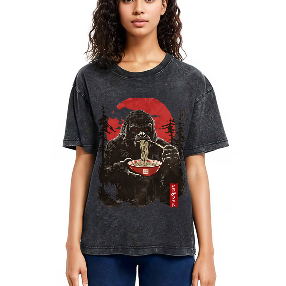 Tokyosol Ramen Lover Bigfoot Washed T Shirt