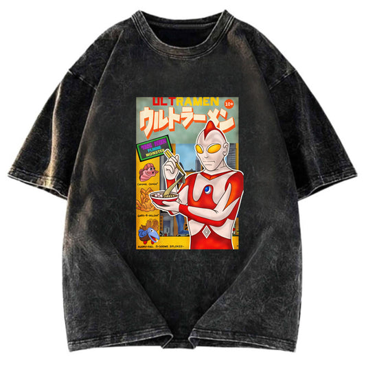 Tokyosol Ultraramen Eating Ramen Japanese Washed T Shirt