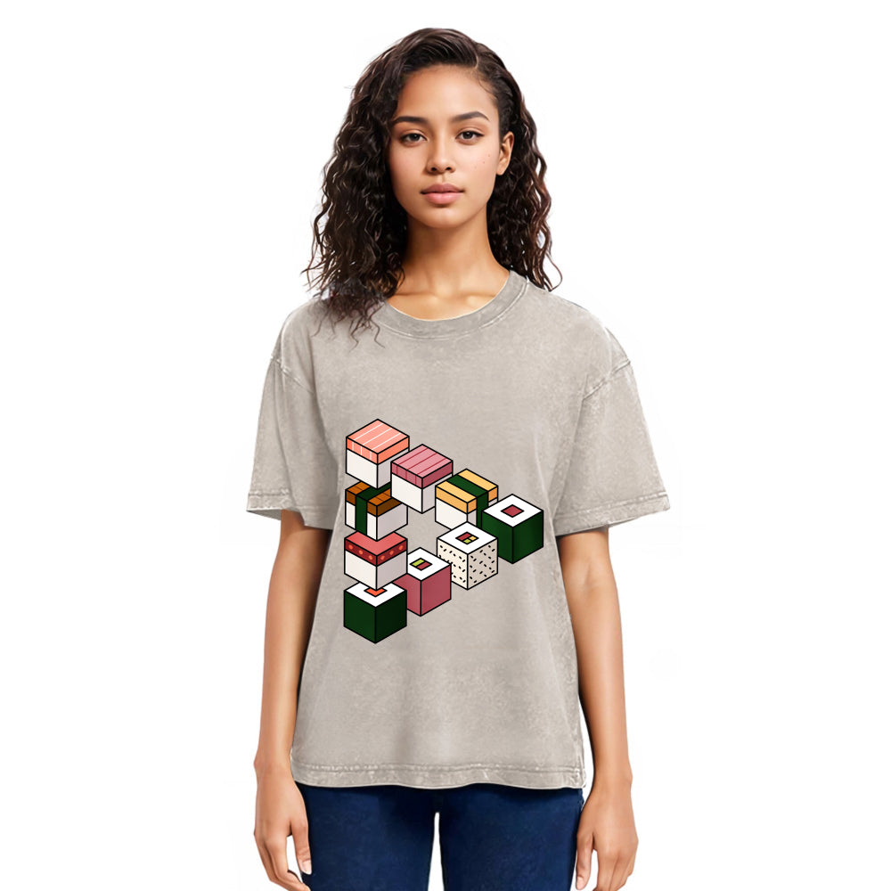 Tokyosol Infinite Loop Sushi Classic T Shirt