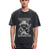 Tokyosol Raccoon Goes Into Madness Washed T Shirt