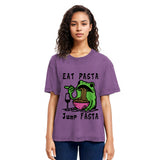 Tokyosol Eat Pasta Jump Fasta Washed T Shirt