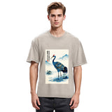 Tokyosol The Graceful Crane Washed T Shirt