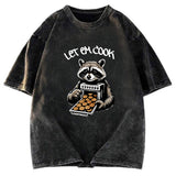 Tokyosol Let Em Cook Raccoon Washed T Shirt