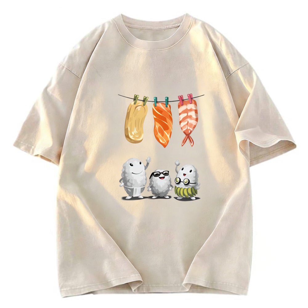 Tokyosol Sushis Are Drying Their Clothes Washed T Shirt