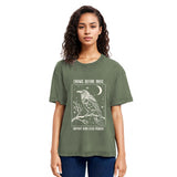 Tokyosol Funny Crows Before Bros Washed T Shirt