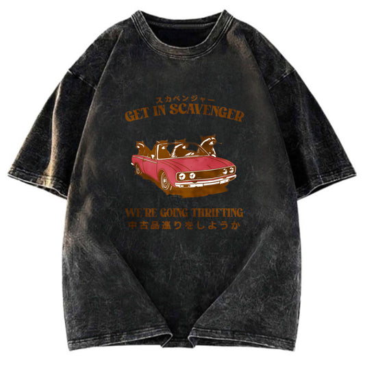 Tokyosol Get In Scavenger Washed T Shirt