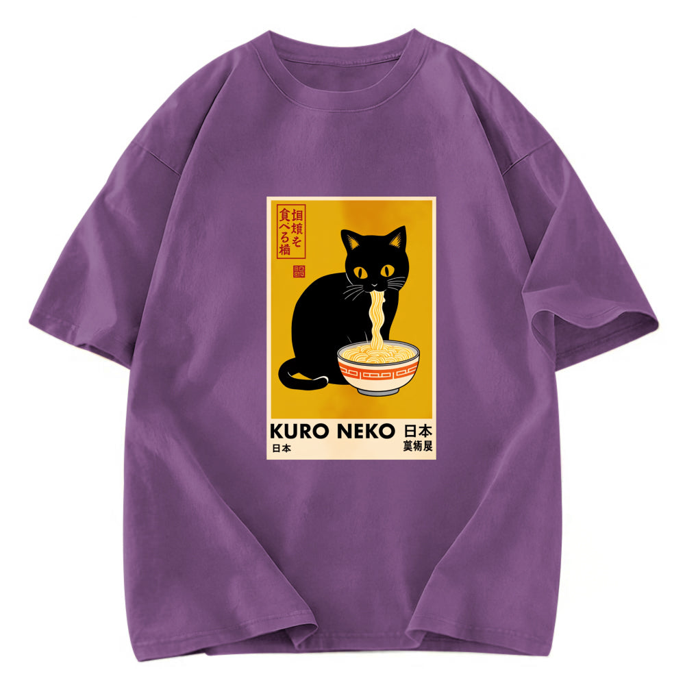 Tokyosol Kuro Neko Ramen Washed T-Shirt