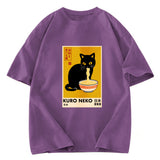Tokyosol Kuro Neko Ramen Washed T-Shirt