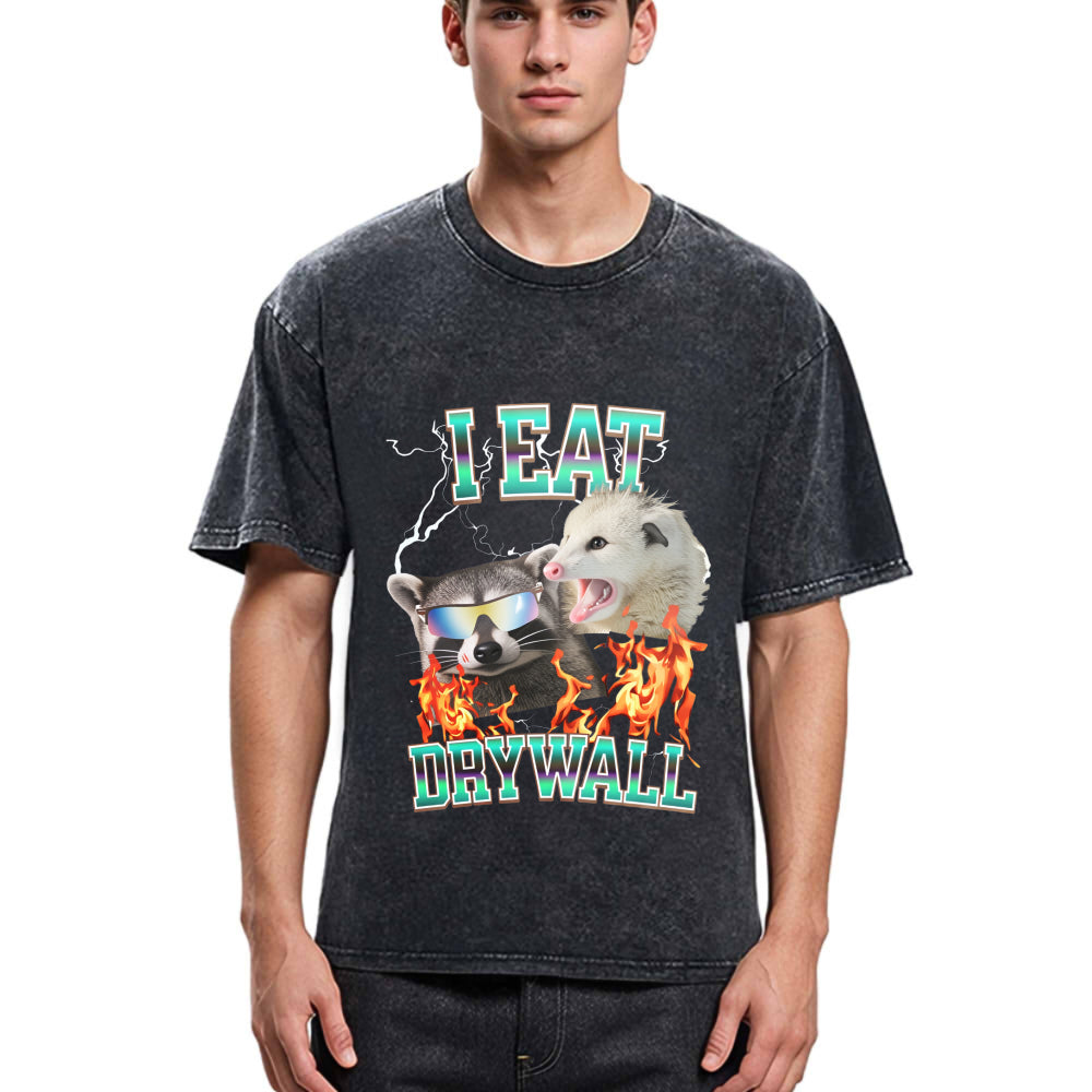 Tokyosol I Eat Drywall Washed T Shirt