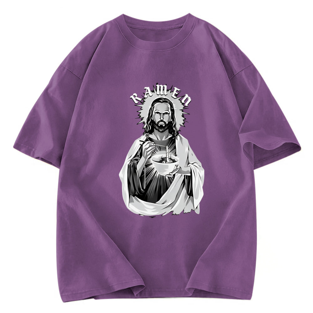 Tokyosol Ramen Lover Jesus Washed T Shirt