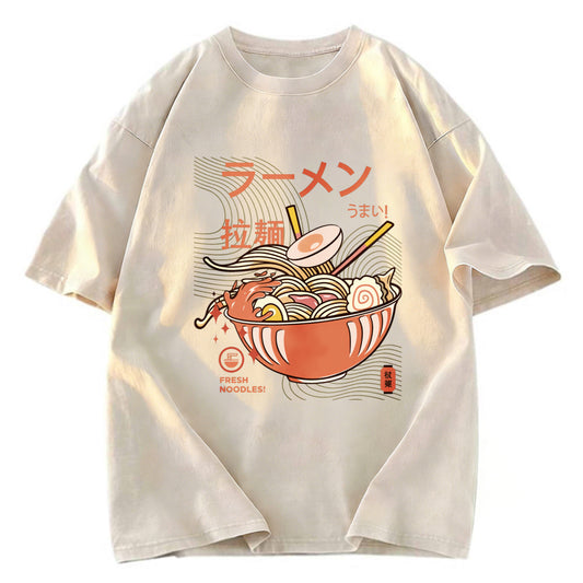 Tokyosol Fresh Ramen Noodles Washed T Shirt