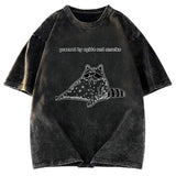 Tokyosol Powered By Spite And Snacks Funny Washed T Shirt