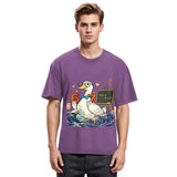 Tokyosol Japanese Goose Teacher 6 7 Meme Washed T Shirt