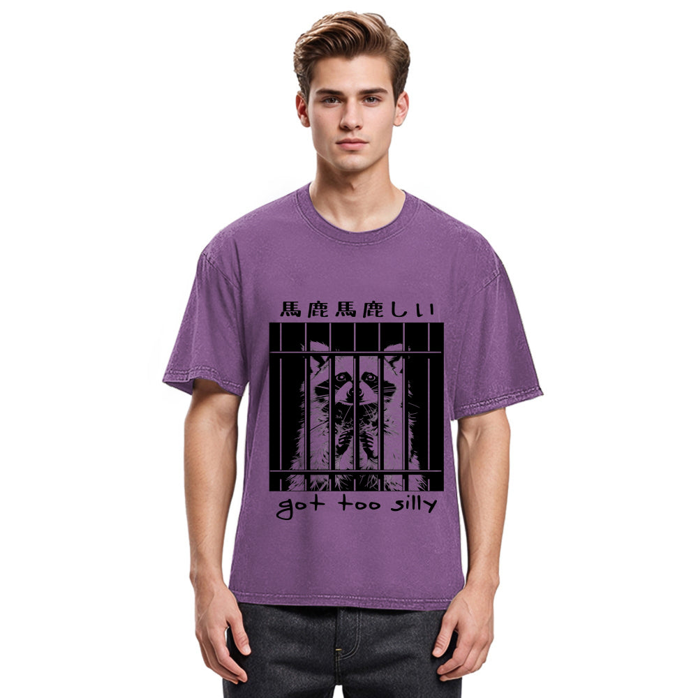 Tokyosol Raccoon Got Too Silly Classic T Shirt