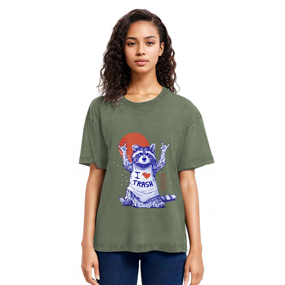 Tokyosol I Love Trash Classic T Shirt