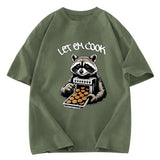 Tokyosol Let Em Cook Raccoon Washed T Shirt