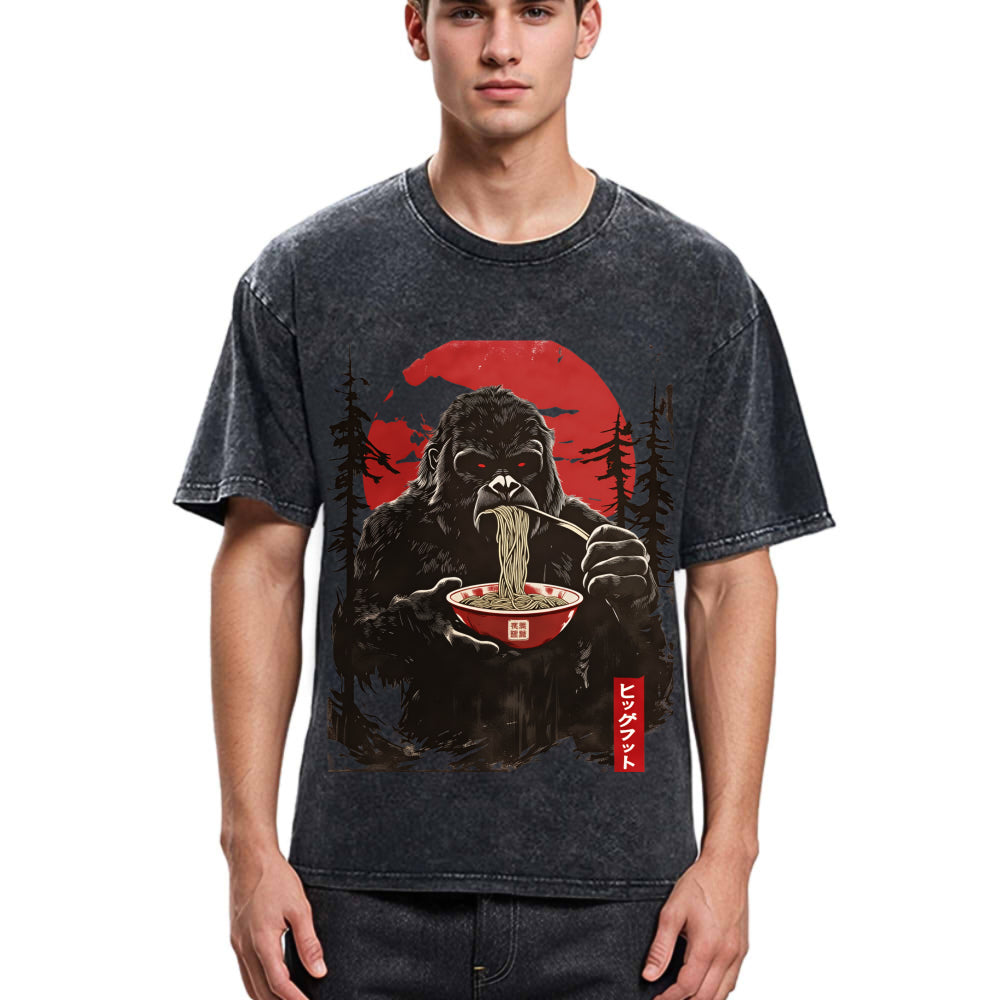Tokyosol Ramen Lover Bigfoot Washed T Shirt