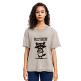 Tokyosol First Coffee Then Chaos Washed T Shirt