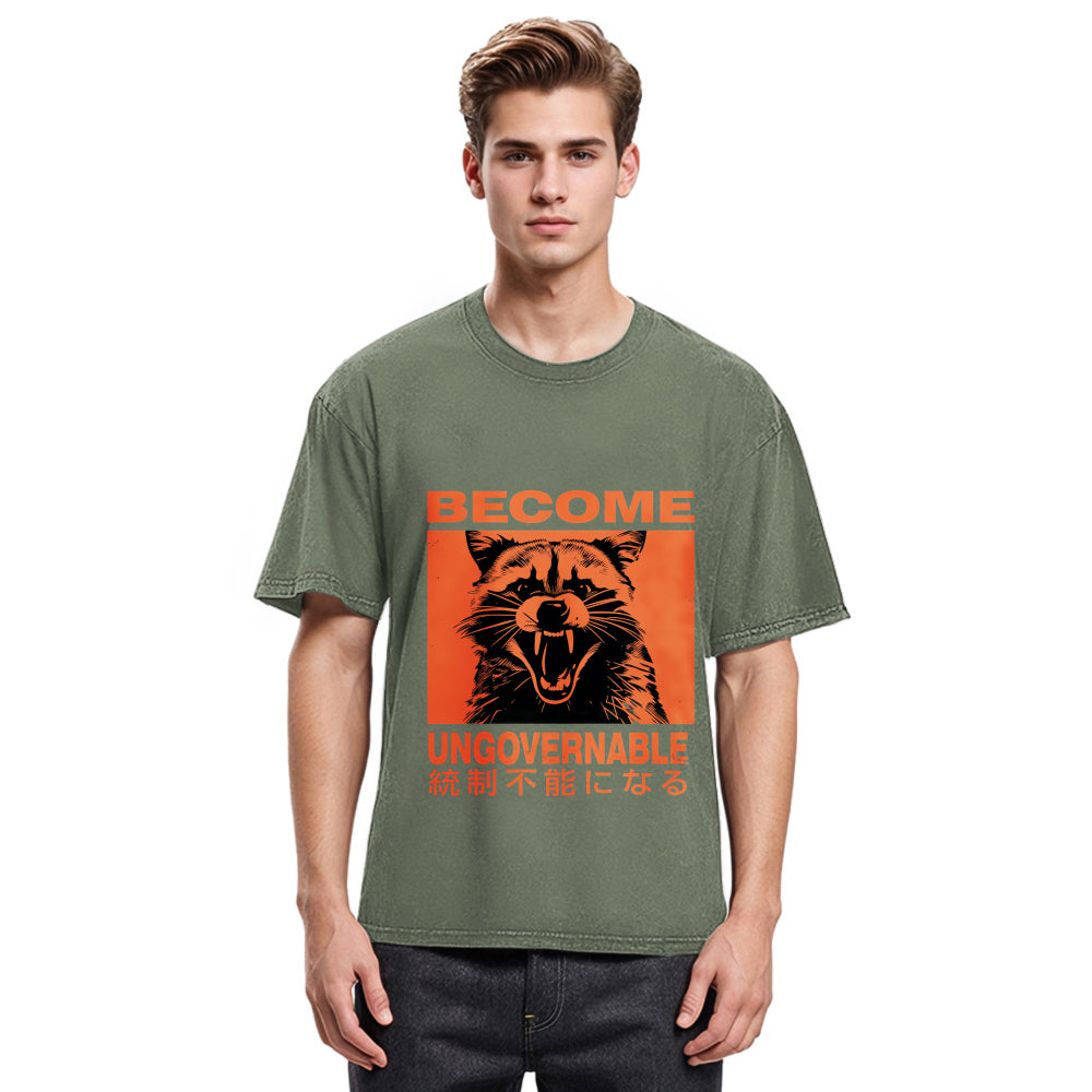 Tokyosol Ungovernable Raccoon Classic T Shirt