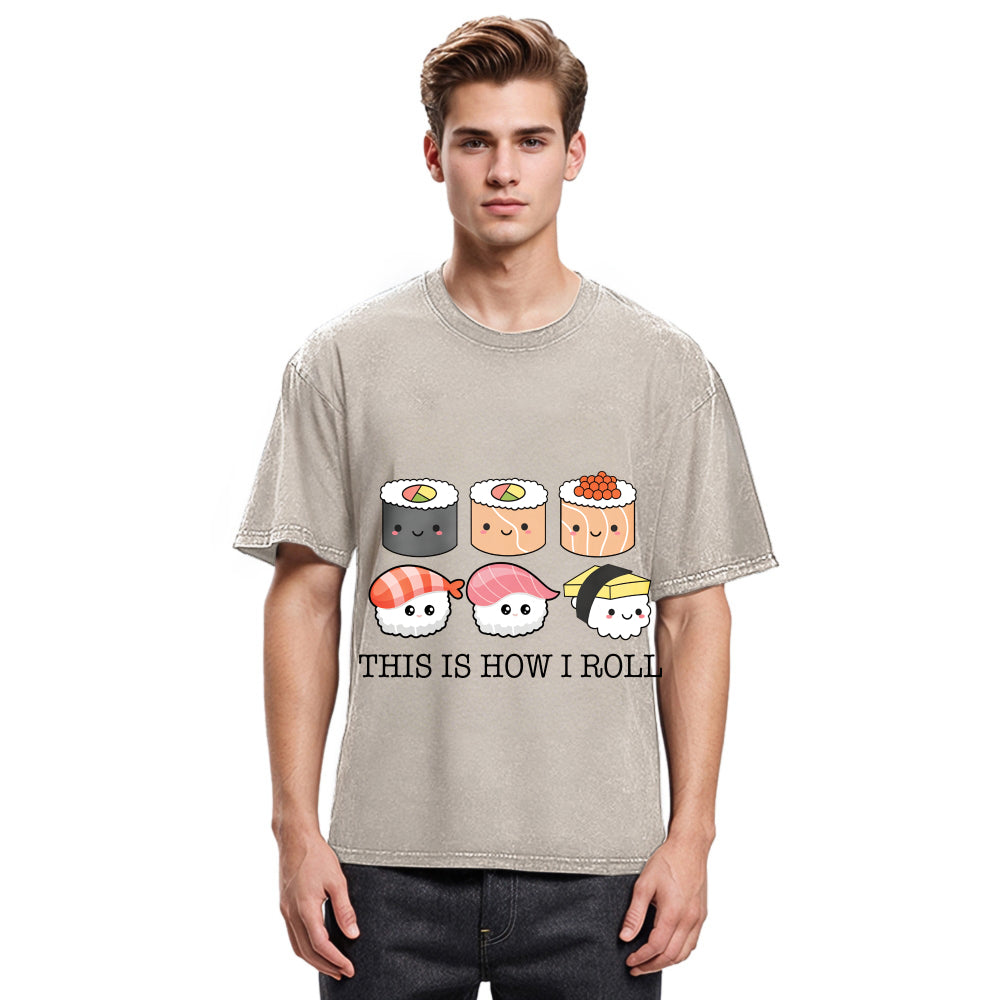 Tokyosol This Is How I Roll Washed T Shirt