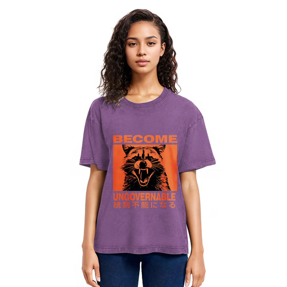 Tokyosol Ungovernable Raccoon Classic T Shirt