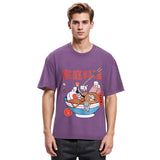 Tokyosol Ramen And Mini Cats Washed T Shirt