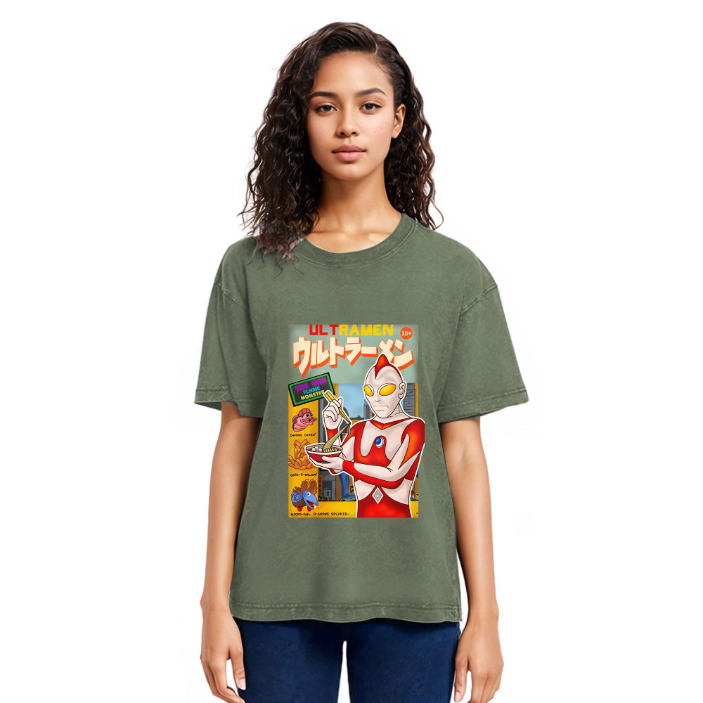 Tokyosol Ultraramen Eating Ramen Japanese Washed T Shirt